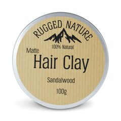 natural hair clay sandalwood